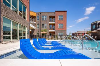Resort style pool & sundeck